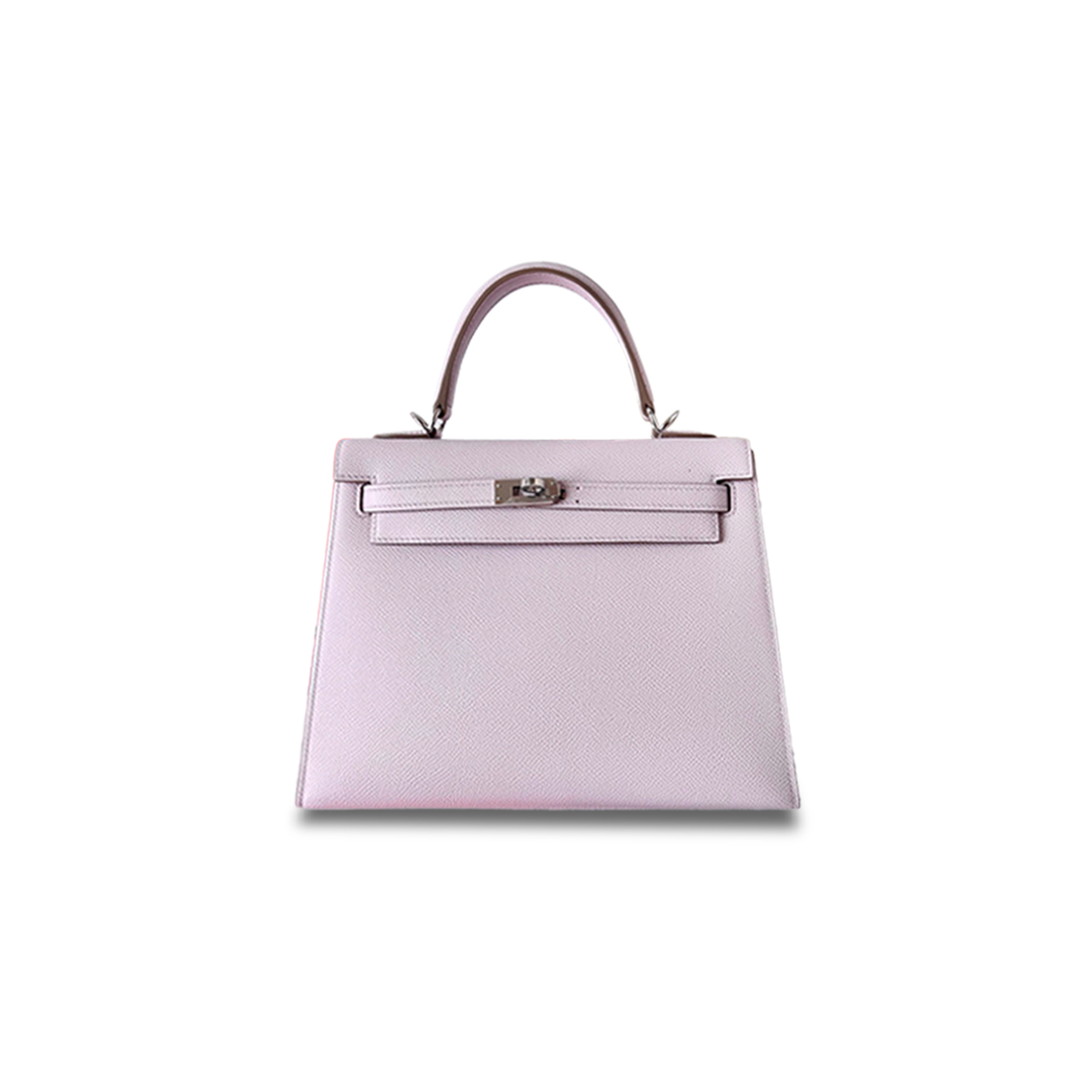 H**mes master kelly 25 epsom fantasy purple silver buckle (25*17*7cm)